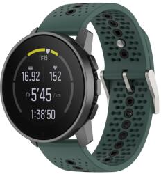  HOLE Szilikon szíj a Suunto Race / Suunto Race S-hez sötétzöld