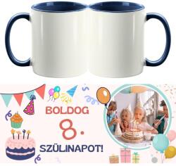 Maria King Boldog Születésnapot VIII. , kétoldalas fényképes bögre - 1 db (Stm-BG-Ca-165)