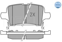 MEYLE set placute frana, frana disc MEYLE -ORIGINAL: True to OE. 025 221 2917 (025 221 2917)