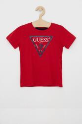 GUESS gyerek póló piros, melange - piros 122
