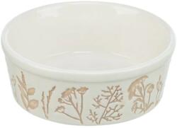 TRIXIE Castron Ceramic, 1.2l/20 cm, Alb/Taupe, 25088