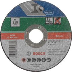 Bosch Disc de taiere, varianta dreapta metal D- 115 mm- grosime- 2, 5 mm - Cod producator : 2609256315 - Cod EAN : 3165140591676 - 2609256315 (2609256315)