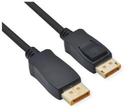 Roline Kábel DisplayPort 2.1 DP - DP, 10k60Hz, HDR, 54Gbit/s, UHBR13.5, M/M, 2m, fekete 11.04. 6022-10 (11.04.6022-10)