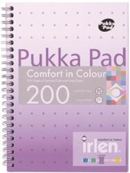 Pukka Pad Spirálfüzet, A5, vonalas, 100 lap, PUKKA PAD "Irlen Jotta Lavender" IRLJOTA5(LAV) (IRLJOTA5(LAV))