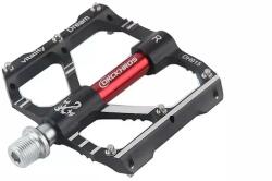 Spyral DH915 alumínium platform pedál, ipari csapágyas, cserélhető szegecsekkel, fekete-piros