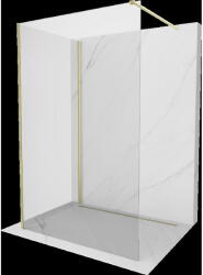 Mexen Kioto panou de duș Walk-in 130 x 100 cm, transparent, finisaj aurit periat - 800-130-212-55-00-100 (800-130-212-55-00-100)