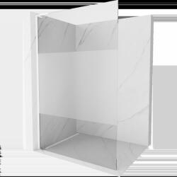 Mexen Kioto L panou de duș Walk-in 70 x 200 cm, transparent/mat, alb - 800-070-103-20-35 (800-070-103-20-35)