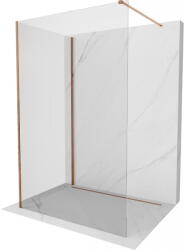 Mexen Kioto panou de duş Walk-in 90 x 85 cm, transparent, aur roz - 800-090-212-60-00-085 (800-090-212-60-00-085)