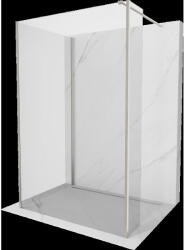 Mexen Kioto perete de duș Walk-in 130 x 100 x 40 cm, transparent, nichel periat - 800-130-100-221-97-00-040 (800-130-100-221-97-00-040)