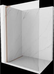 Mexen Kioto L perete de duș Walk-in 115 x 200 cm, transparent, cupru periat - 800-115-103-65-00 (800-115-103-65-00)