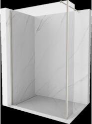 Mexen Kioto perete de duș Walk-in 130 x 30 cm, transparent, nichel periat - 800-130-212-97-00-030 (800-130-212-97-00-030)