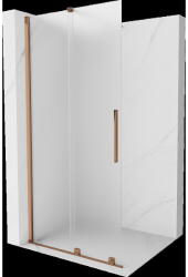 Mexen Velar perete de duș extensibil Walk-in 110 x 200 cm, sticlă mată 8 mm, aur roz - 871-110-000-33-60 (871-110-000-33-60)