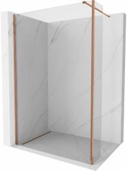 Mexen Kioto panou de duş Walk-in 115 x 30 cm, transparent, aur roz - 800-115-212-60-00-030 (800-115-212-60-00-030)