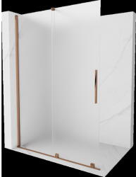 Mexen Velar perete de duș glisant Walk-in 130 x 200 cm, înghețat 8 mm, aur roz - 871-130-000-33-60 (871-130-000-33-60)