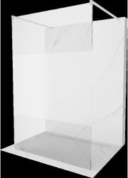 Mexen Kioto perete de duș independent 100 x 200 cm, transparent/mat 8 mm, nichel periat - 800-100-002-97-35 (800-100-002-97-35)