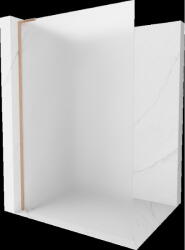 Mexen Kioto L perete de duș Walk-in 90 x 200 cm, înghețat, cupru periat - 800-090-103-65-30 (800-090-103-65-30)