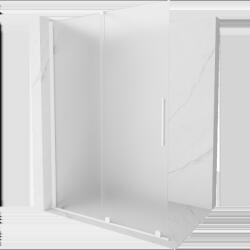 Mexen Velar perete pentru duș glisant Walk-in 130 x 200 cm, înghețat 8 mm, alb - 871-130-000-33-20 (871-130-000-33-20)