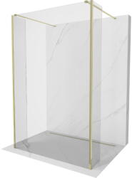 Mexen Kioto perete de duș autoportant 180 x 30 x 30 cm, transparent, auriu - 800-180-030-222-50-00-030 (800-180-030-222-50-00-030)