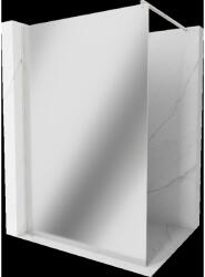 Mexen Kioto perete de duș Walk-in 80 x 200 cm, oglindă 8 mm, nichel periat - 800-080-101-97-50 (800-080-101-97-50)