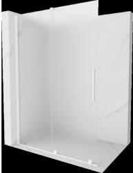 Mexen Velar perete de duș glisant Walk-in 140 x 200 cm, îngheț 8 mm, alb - 871-140-000-33-20 (871-140-000-33-20)