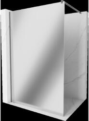 Mexen Kioto perete de duș Walk-in 70 x 200 cm, oglindă 8 mm, gri armă periat - 800-070-101-66-50 (800-070-101-66-50)