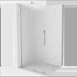 Mexen Velar perete de duș culisant Walk-in 110 x 200 cm, îngheț 8 mm, crom - 871-110-000-33-01 (871-110-000-33-01)