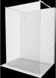Mexen Kioto perete de duș independent 135 x 200 cm, transparent 8 mm, auriu - 800-135-002-50-00 (800-135-002-50-00)