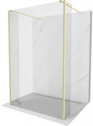 Mexen Kioto panou de duș independent 130 x 30 x 30 cm, transparent, aur îngrijit - 800-130-030-222-55-00-030 (800-130-030-222-55-00-030)
