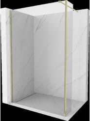 Mexen Kioto perete de duș Walk-in 90 x 40 cm, transparent, aurie - 800-090-212-50-00-040 (800-090-212-50-00-040)