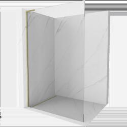 Mexen Kioto L perete de duș Walk-in 80 x 200 cm, transparent, auriu - 800-080-103-50-00 (800-080-103-50-00)