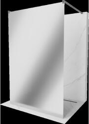 Mexen Kioto perete de duș independent 130 x 200 cm, oglindă 8 mm, gri armă periat - 800-130-002-66-50 (800-130-002-66-50)