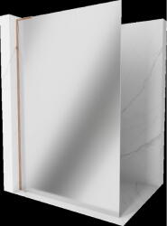 Mexen Kioto L perete de duș Walk-in 120 x 200 cm, oglindă, aur roz - 800-120-103-60-50 (800-120-103-60-50)