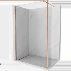 Mexen Kioto panou de duș Walk-in 140 x 40 cm, transparent, cupru periat - 800-140-212-65-00-040 (800-140-212-65-00-040)