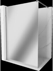 Mexen Kioto perete de duș Walk-in 70 x 200 cm, oglindă 8 mm, metal pistol - 800-070-101-95-50 (800-070-101-95-50)