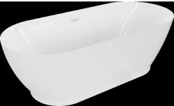 Mexen Roxy cadă independentă 180 x 85 cm, albă, preaplin alb - 51201808500-20 (51201808500-20)