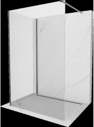 Mexen Kioto perete duș Walk-in 125 x 120 cm, transparent, gri armat - 800-125-212-66-00-120 (800-125-212-66-00-120)