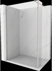 Mexen Kioto perete de duș Walk-in 160 x 40 cm, transparent, nichel periat - 800-160-212-97-00-040 (800-160-212-97-00-040)