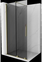 Mexen Velar Perete de duș culisant Walk-in 80 x 200 cm, grafit 8 mm, auriu - 871-080-000-43-50 (871-080-000-43-50)