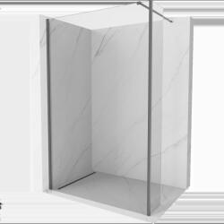 Mexen Kioto perete de duș Walk-in 145 x 40 cm, transparent, gun metal - 800-145-212-95-00-040 (800-145-212-95-00-040)