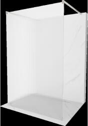Mexen Kioto perete de duș liber 120 x 200 cm, sticlă 8 mm, nichel periat - 800-120-002-97-09 (800-120-002-97-09)