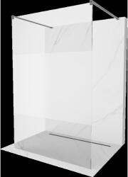 Mexen Kioto perete de duș liber 120 x 200 cm, transparent/mat 8 mm, gri armă periat - 800-120-002-66-35 (800-120-002-66-35)