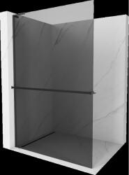 Mexen Kioto+ L perete de duș cu suport Walk-in 120 x 200 cm, grafit, negru - 800-120-123-70-40 (800-120-123-70-40)