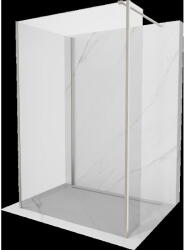 Mexen Kioto perete de duș Walk-in 120 x 75 x 40 cm, transparent, nichel periat - 800-120-075-221-97-00-040 (800-120-075-221-97-00-040)