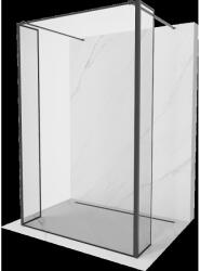 Mexen Kioto perete de duș autoportant 150 x 30 x 30 cm, cadru negru, negru - 800-150-030-222-70-70-030 (800-150-030-222-70-70-030)