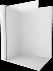 Mexen Kioto L panou duș Walk-in 120 x 200 cm, înghețat, aur roz - 800-120-103-60-30 (800-120-103-60-30)