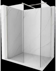 Mexen Kioto perete duș Walk-in 130 x 90 cm, transparent, nichel satinat - 800-130-202-97-00-090 (800-130-202-97-00-090)