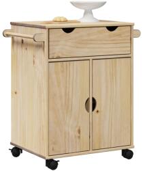 vidaXL OTTA tömör fenyőfa konyhai kocsi 59 x 45 x 80 cm (4013464)