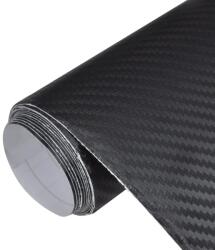 vidaXL 2 darab 3D-s fekete autófólia 100 x 150 cm + 50 x 150 cm (210715)