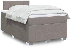 vidaXL tópszínű szövet rugós ágy matraccal 120 x 190 cm (3289311)
