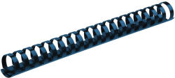 Fellowes Spirál, műanyag, 8mm, 21-40lap, 100 db/doboz, Fellowes® kék (5345506) - argentumshop